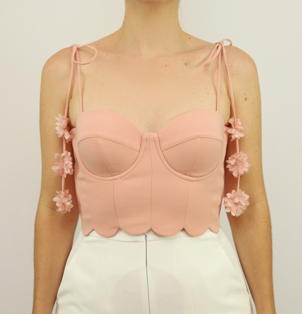 Croptop Fiorella X Ladies • Rose