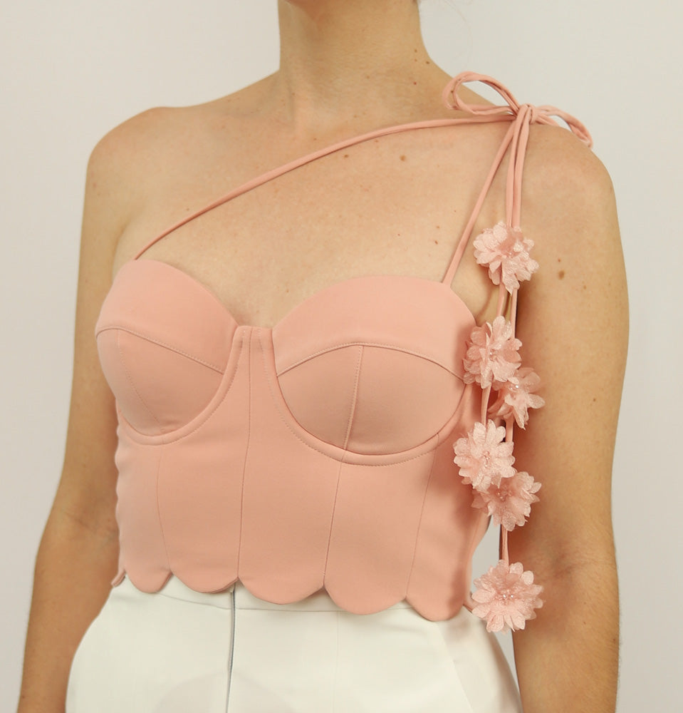 Croptop Fiorella X Ladies • Rose