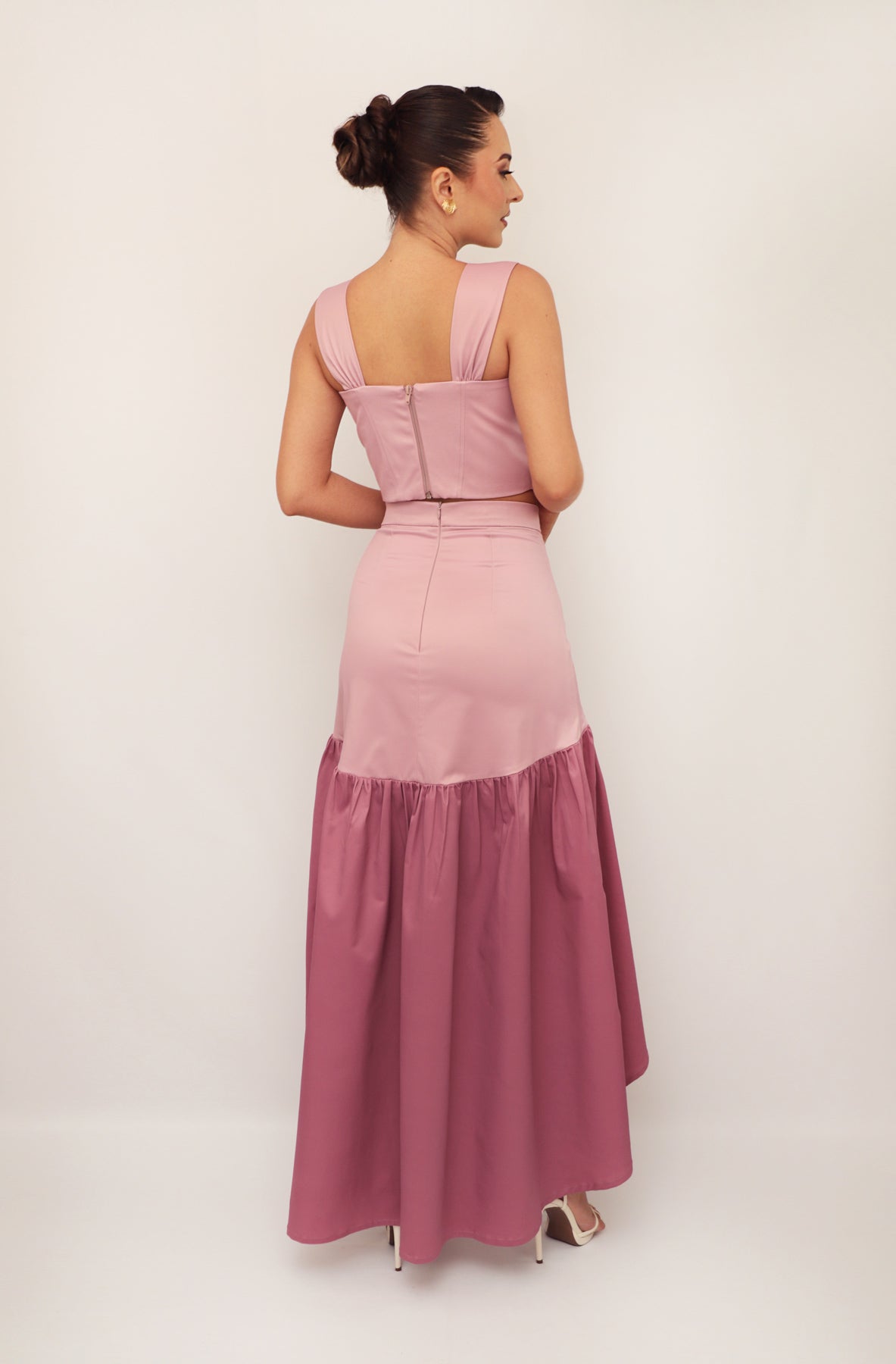 EUGENIA SKIRT • Rosewood/Mallow