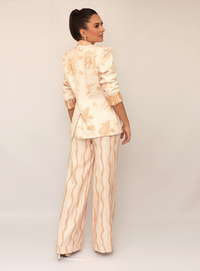HABANA BLAZER • Coraza Crema/Ondas Camel