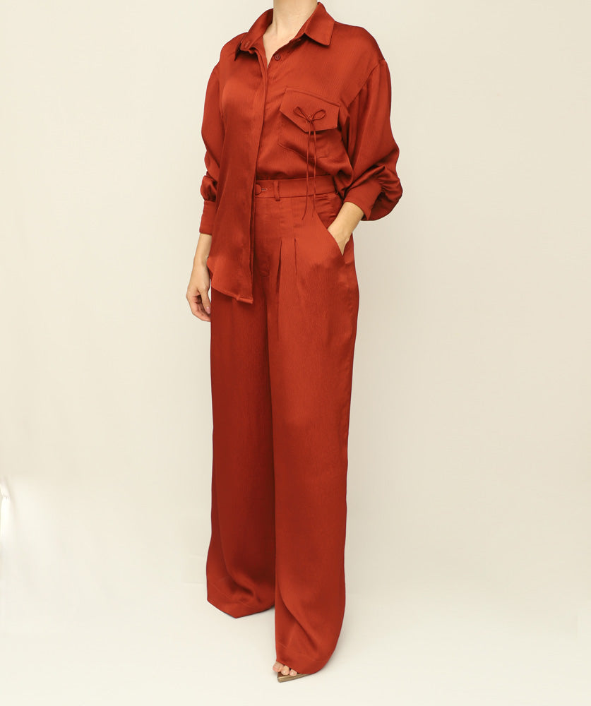 Pants Lucrecia x Ladies • Terracotta