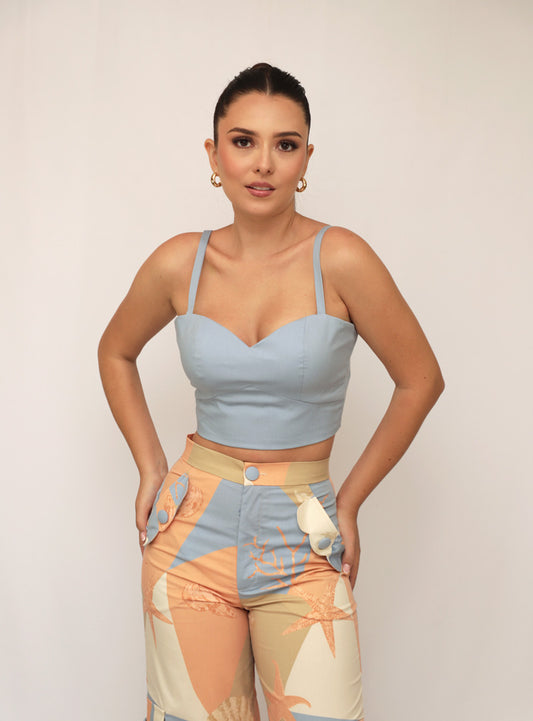 MÚCURA CROPTOP • Blue