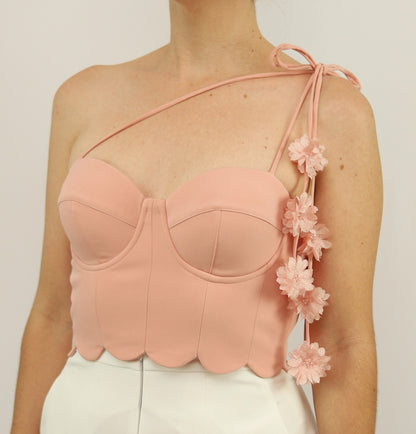 Croptop Fiorella X Ladies • Rose