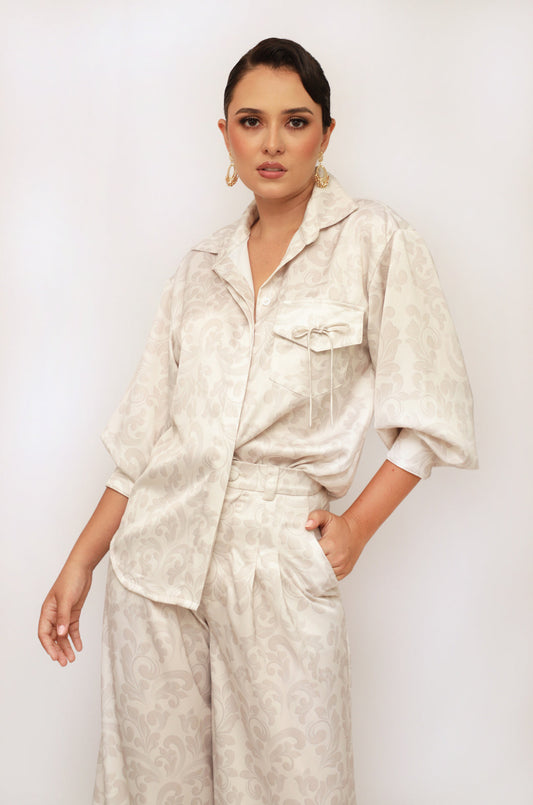 LUCRECIA SHIRT •Tapiz Perla