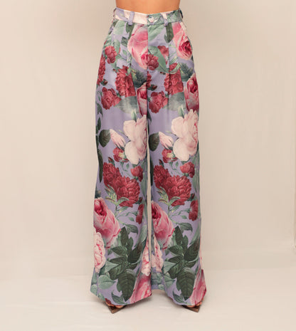 LUCRECIA PANTS • Rosas Lila