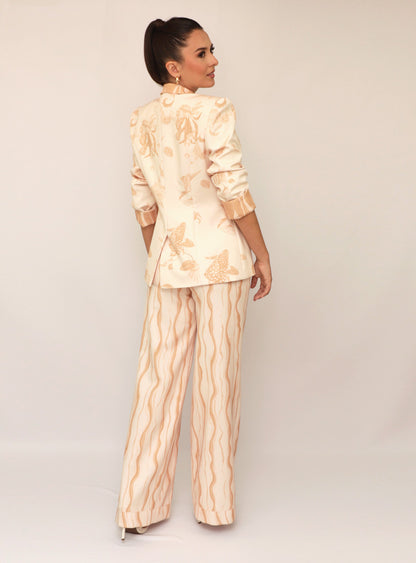 HABANA BLAZER • Coraza Crema/Ondas Camel