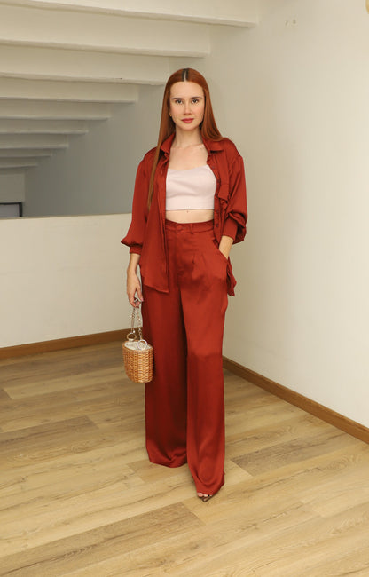 Pants Lucrecia x Ladies • Terracotta